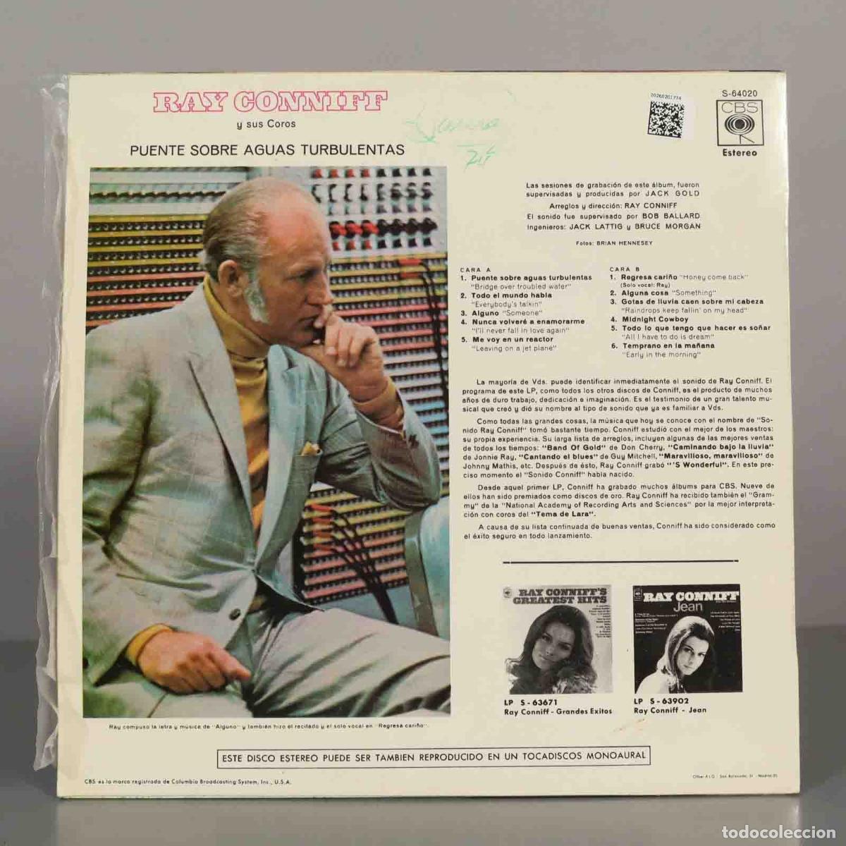 Discos de vinilo: LP. Bridge Over Troubled Water - Ray Conniff and The Singers - Foto 2