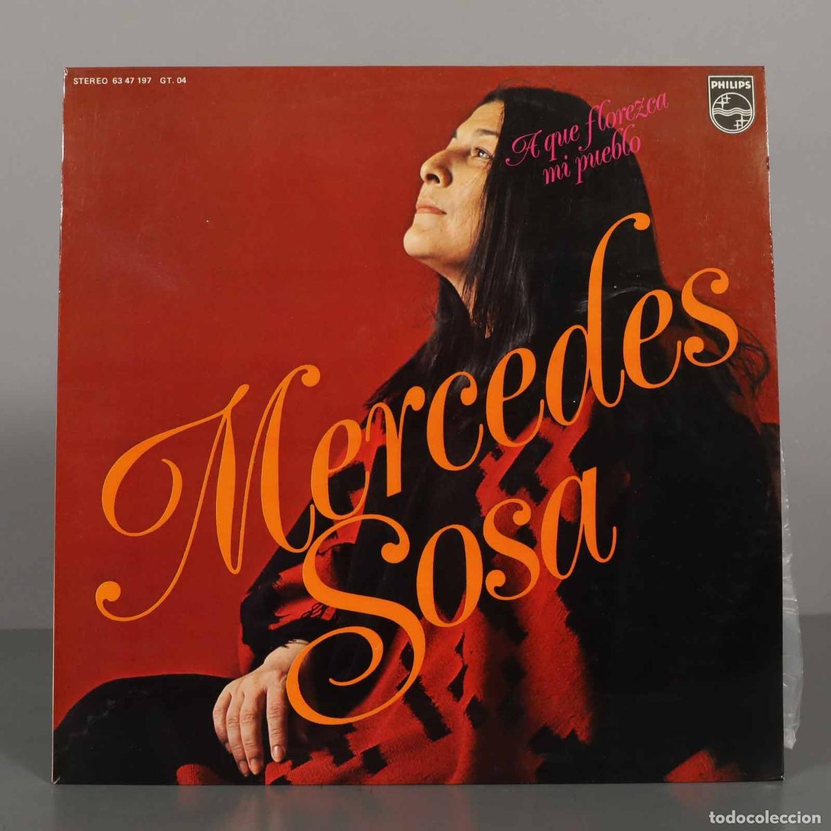 Discos de vinilo: LP. Mercedes Sosa - A que florezca mi pueblo - Philips
