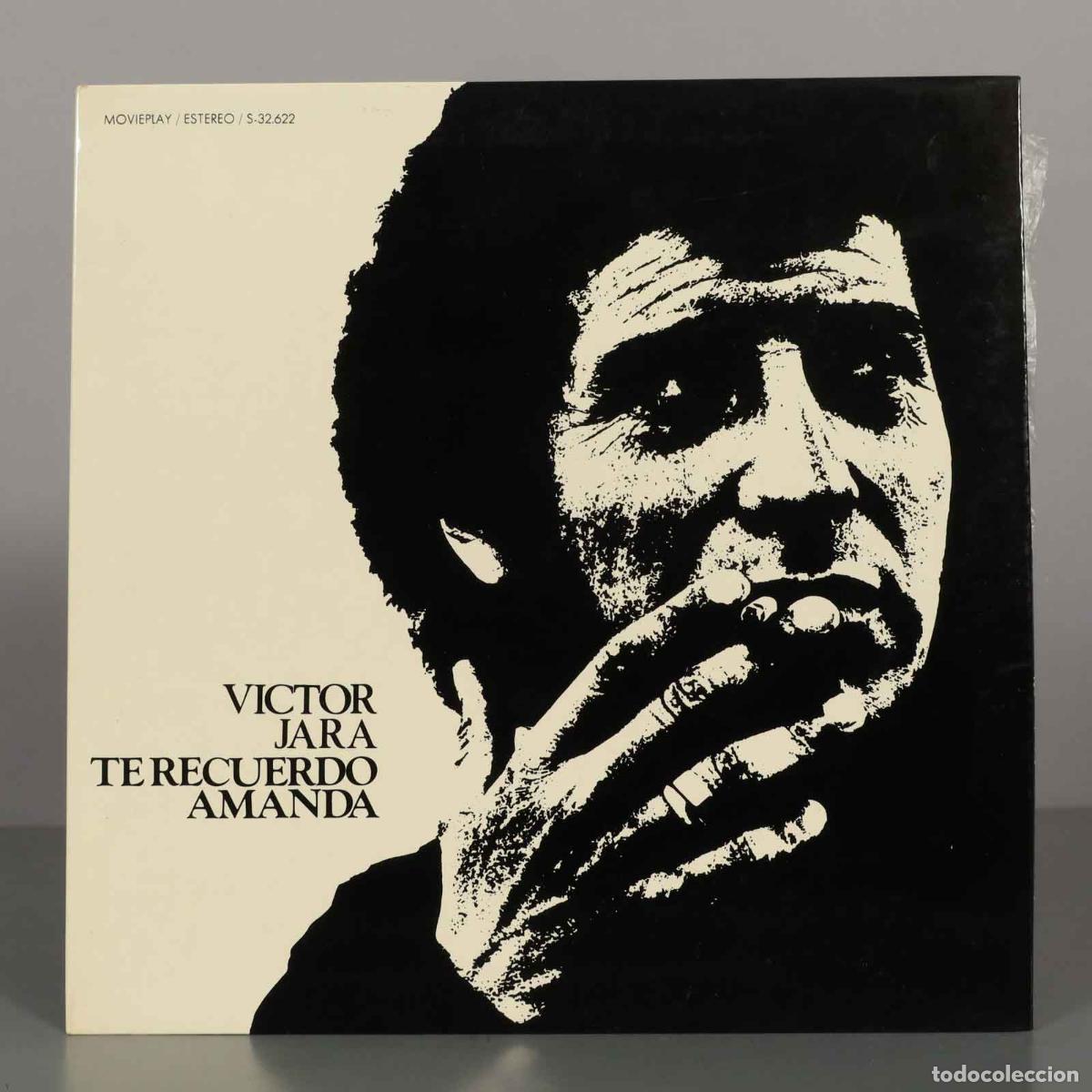 Discos de vinilo: LP. Te recuerdo Amanda - V&iacute;ctor Jara - Quilapay&uacute;n, Blops, &Aacute;ngel Parra - Movieplay