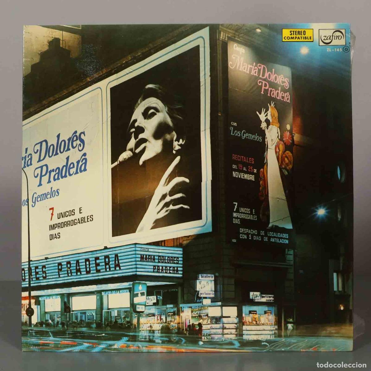 Discos de vinilo: LP. Pozo de Arena - Mar&iacute;a Dolores Pradera, Los Gemelos - Zafiro