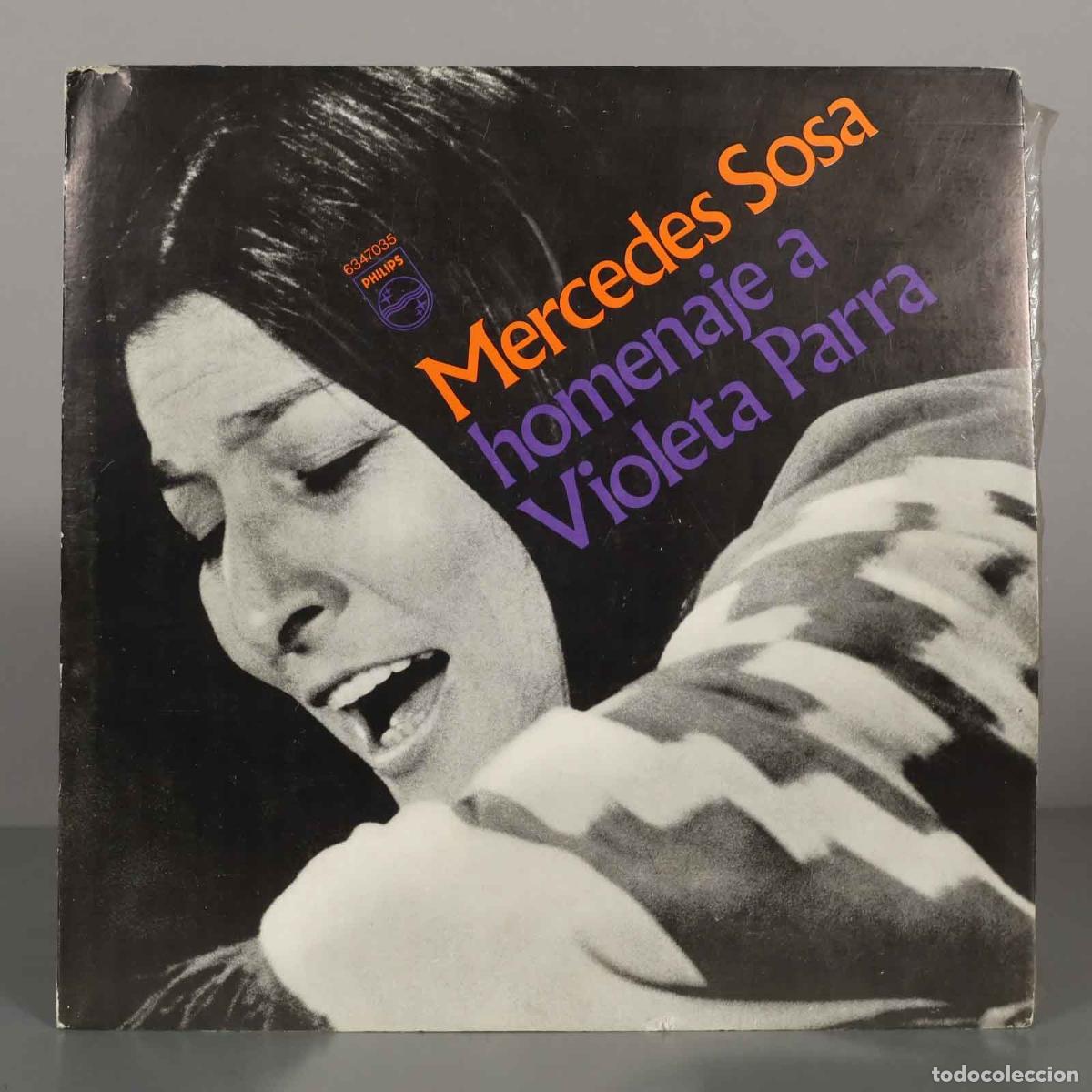 Discos de vinilo: LP. Homenaje a Violeta Parra - Mercedes Sosa