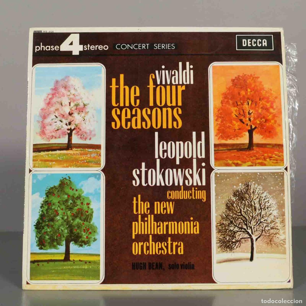Discos de vinilo: LP. Vivaldi: The Four Seasons - Leopold Stokowski conducting The New Philharmonia Orchestra - Hugh