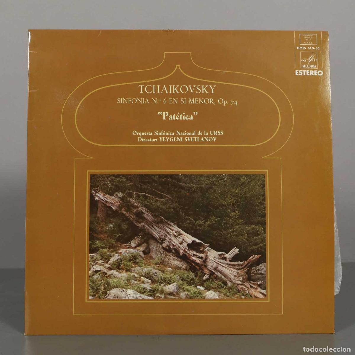 Discos de vinilo: LP. Tchaikovsky - Sinfon&iacute;a n.&ordm; 6 en si menor, Op. 74 Pat&eacute;tica - Orquesta Sinf&oacute;nica Nacional de la U