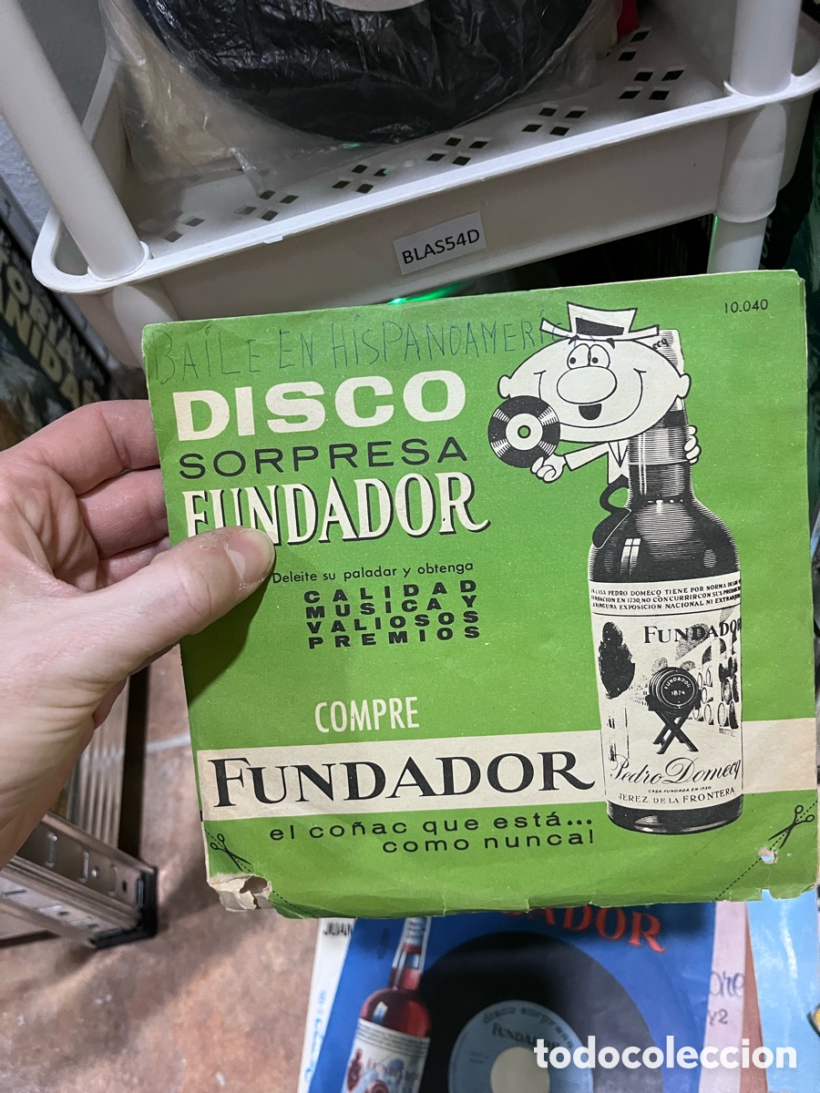 Discos de vinilo: BLAS54D vinilo ep BAILE EN HISPANDAMER DISCO SORPRESA FUNDADOR