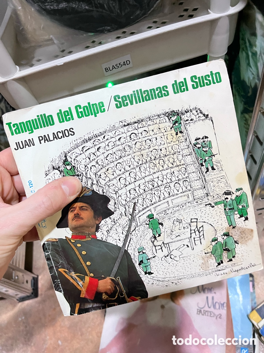 Discos de vinilo: BLAS54D vinilo ep Juan palacios Tanguillo del Golpe/ Sevillanas del Susto