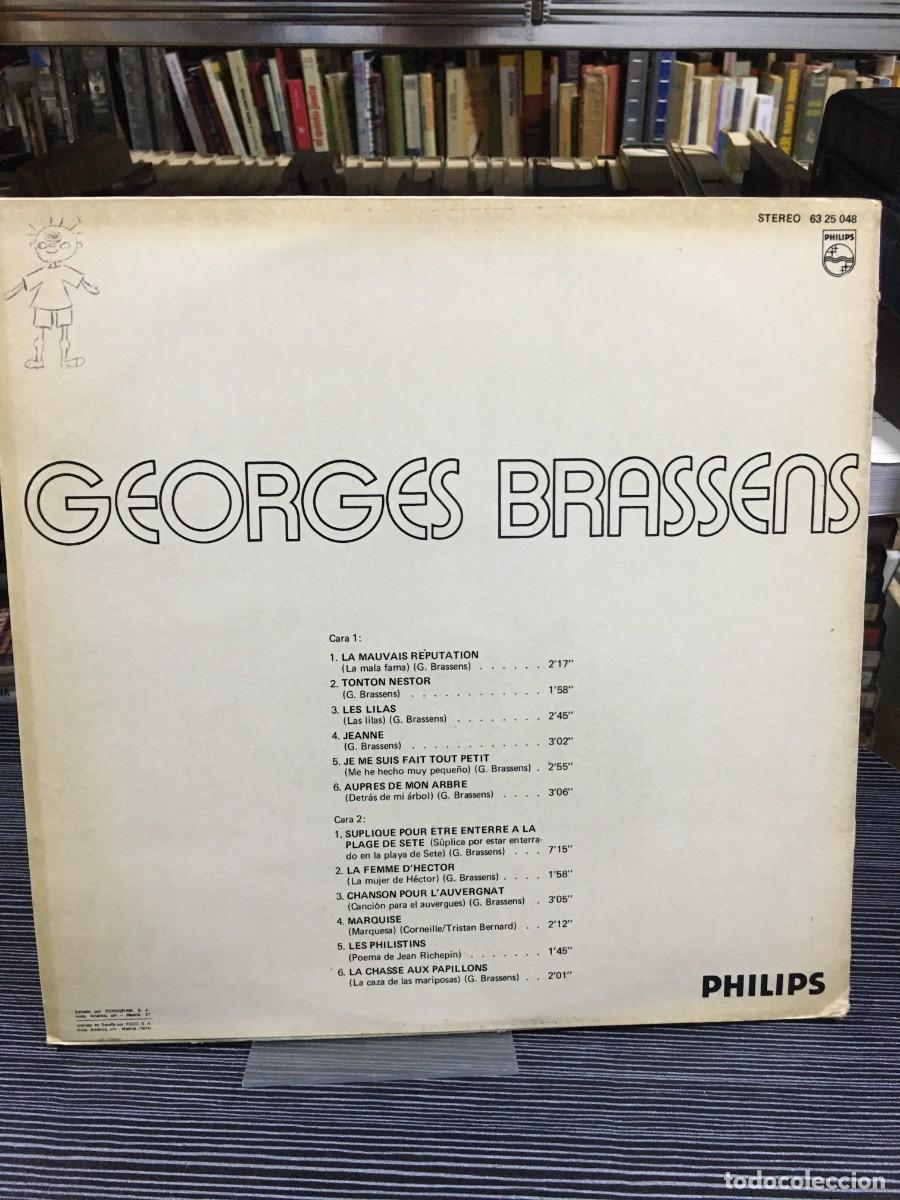 Discos de vinilo: Disco de oro Georges Brassens Philips - Foto 2