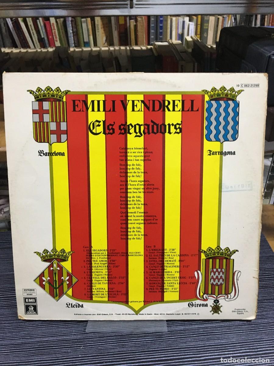 Discos de vinilo: Els segadors Emili Vendrell - Foto 2