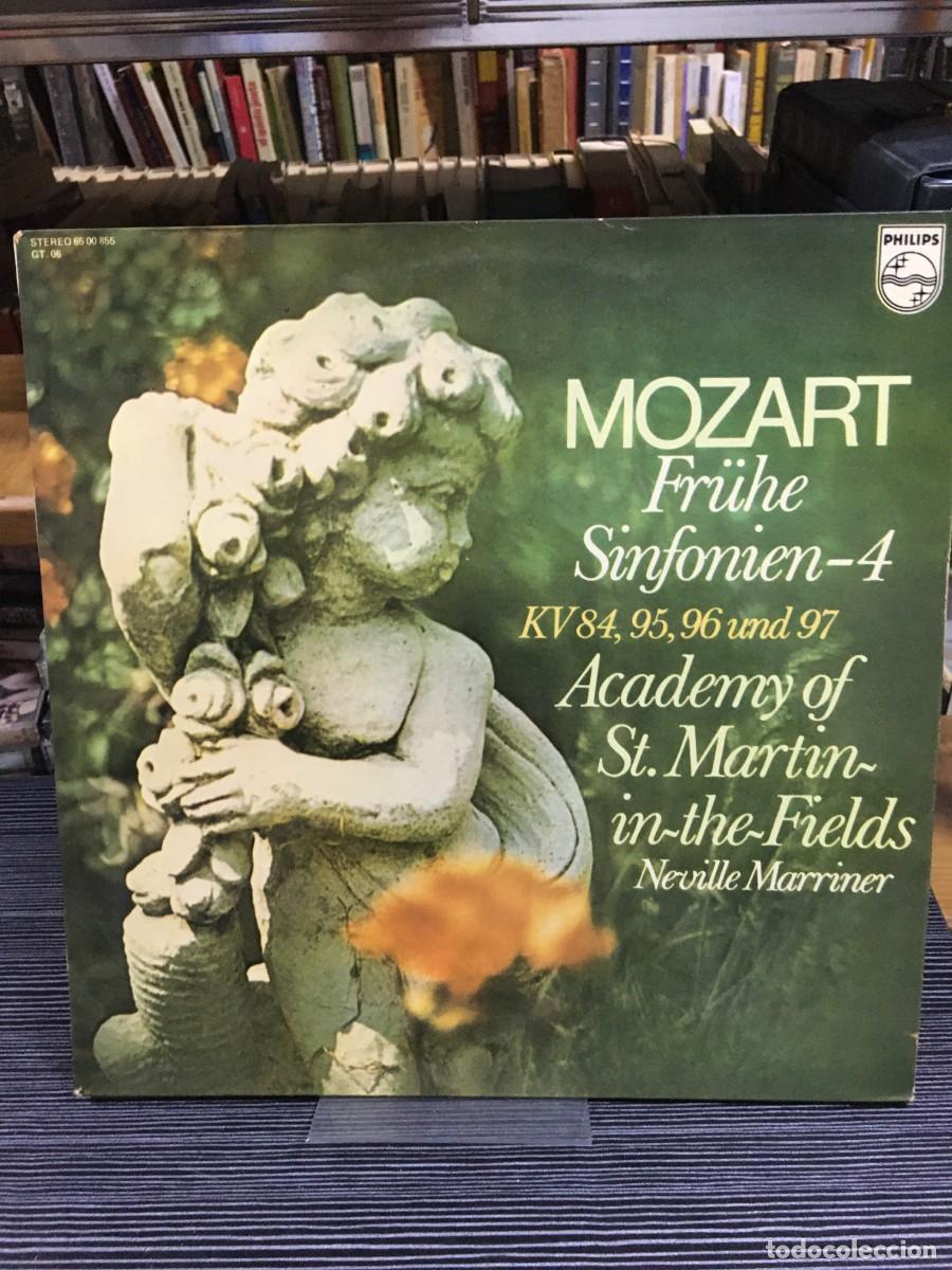 Discos de vinilo: Fr&uuml;he Sinfonien 4 (KV 84, 95, 96, 97) Academy of St. Martin-in-the-Fields / Neville Marriner