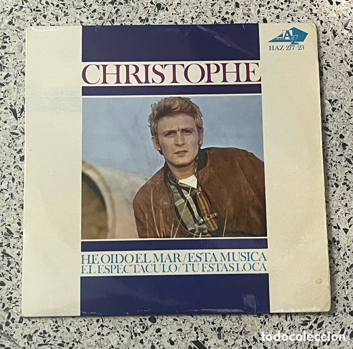 Discos de vinilo: CHRISTOPHE - He O&iacute;do El Mar / EP 7&rdquo; 45 RPM - Hispavox Espa&ntilde;a 1966 - HAZ 277-23