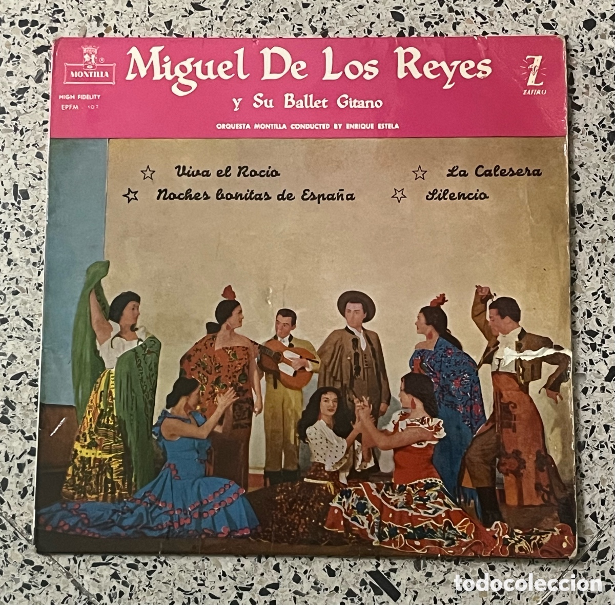 Discos de vinilo: Miguel de los Reyes y Su Ballet Gitano - EP 7&rdquo; Vinilo RARE 1959 Montilla/Zafiro