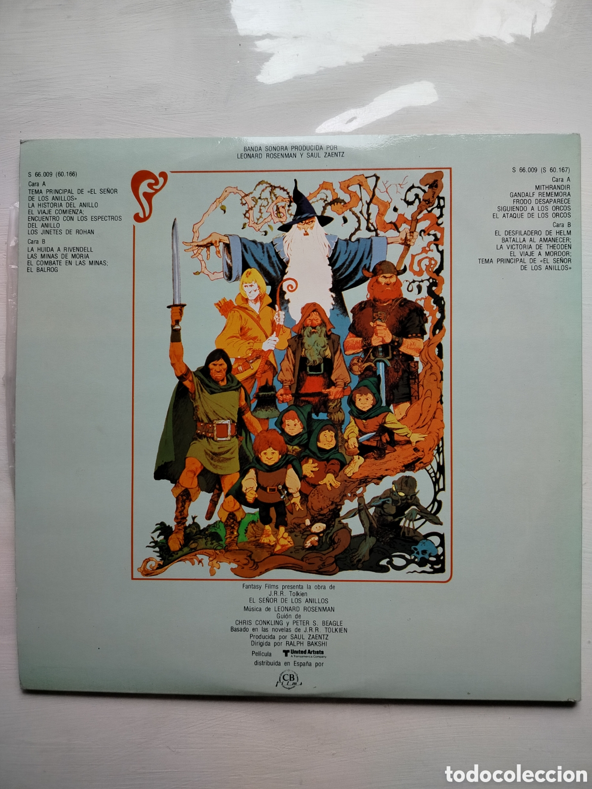 Discos de vinilo: El Se&ntilde;or de los Anillos 2xLPs - Foto 2