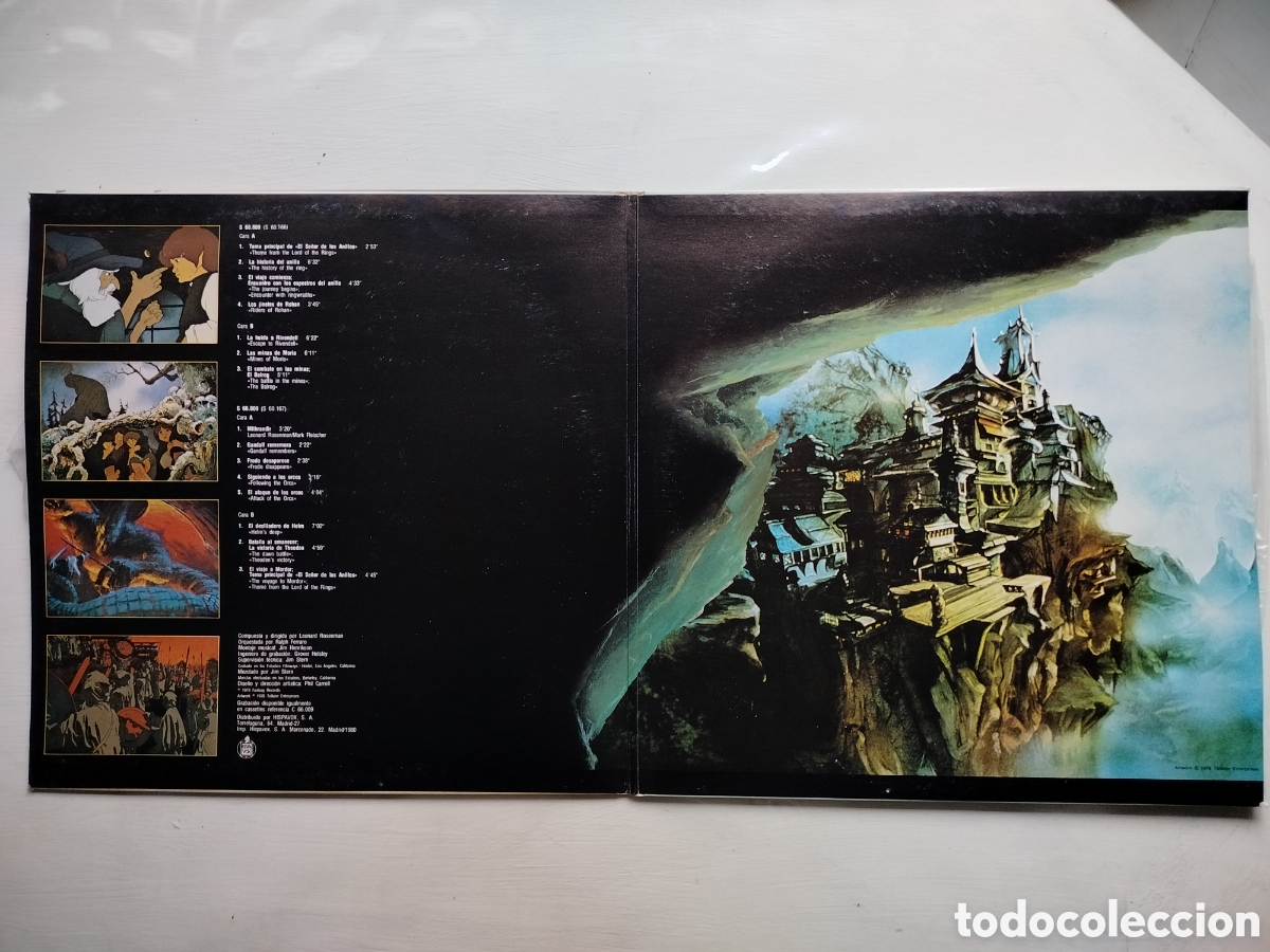Discos de vinilo: El Se&ntilde;or de los Anillos 2xLPs - Foto 3