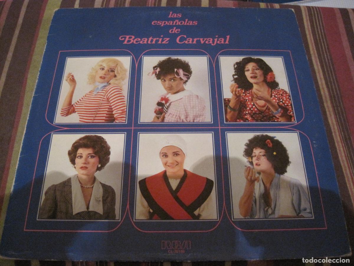 Discos de vinilo: LP LAS ES&Agrave;&Ntilde;OLAS DE BEATRIZ CARVAJAL RCA 35198 HUMOR