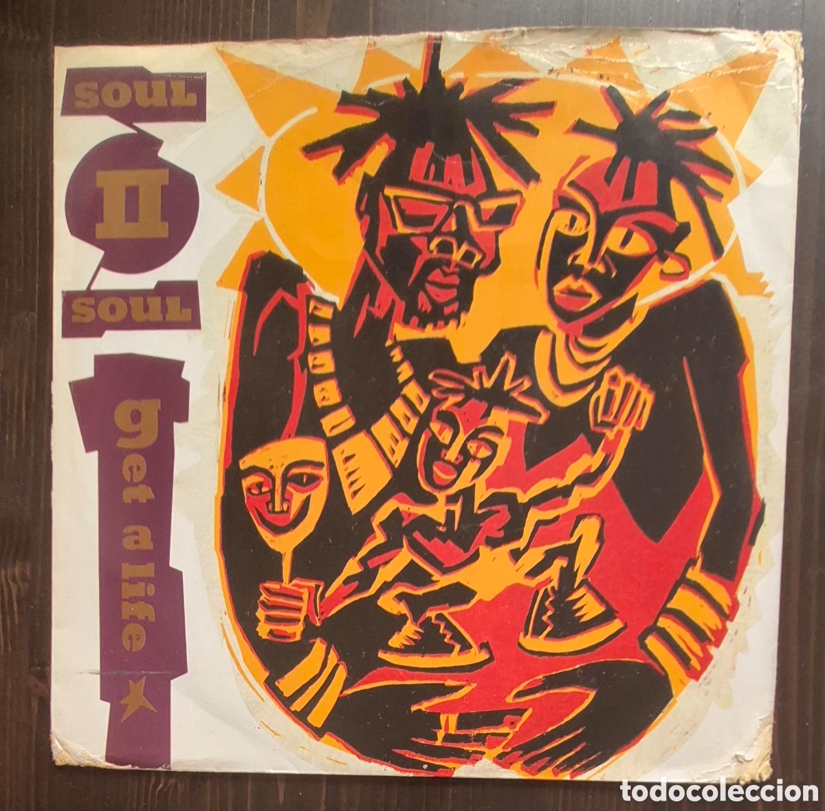 Discos de vinilo: MAXI - SOUL II SOUL - GET A LIFE - 1989 INGLATERRA