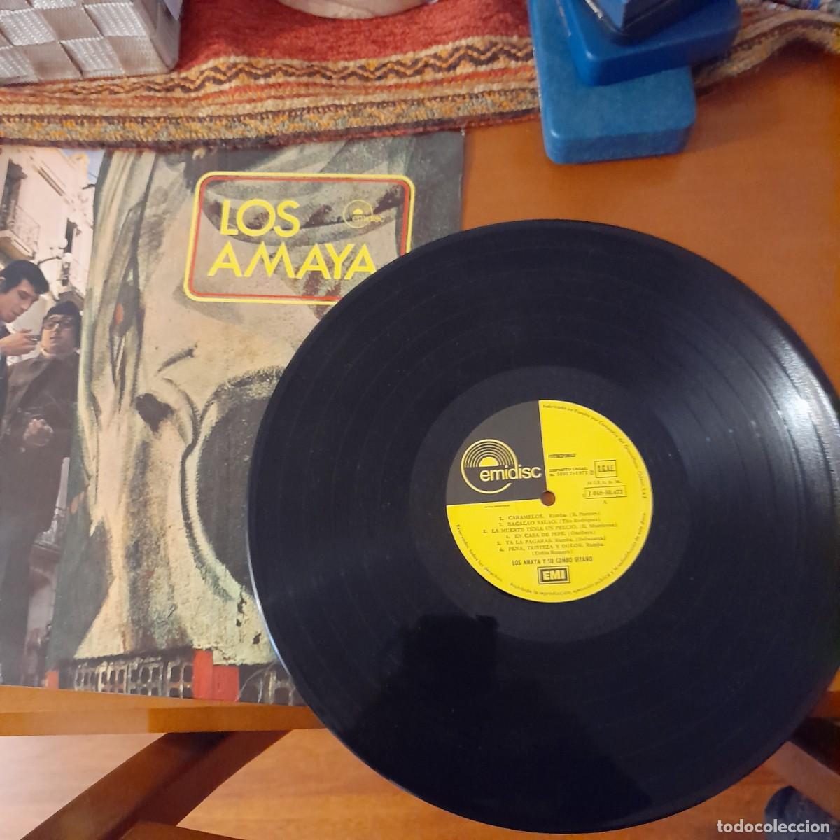 Discos de vinilo: LP LOS AMAYA Y SU COMBO GITANO EMI 1971 - Foto 3