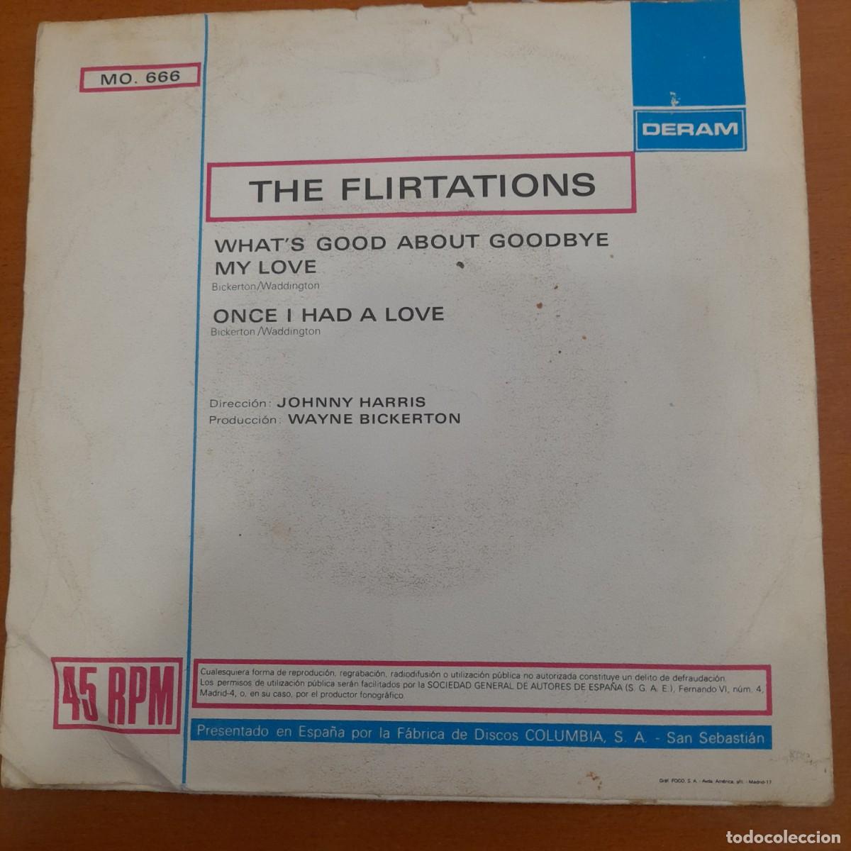 Discos de vinilo: SINGLE THE FLIRTATIONS DERAM 1969 - Foto 2