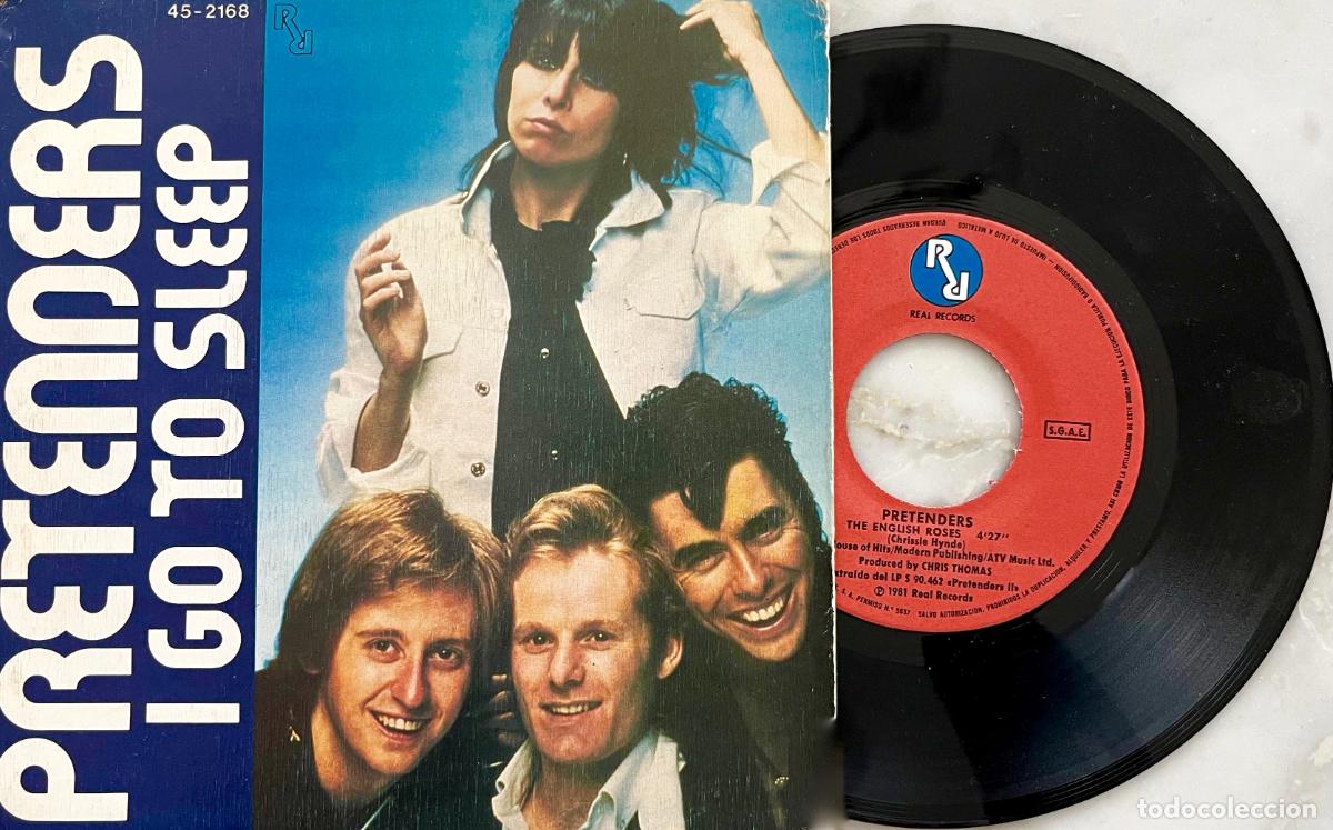 Discos de vinilo: PRETENDERS. I GO TO SLEEP/ THE ENGLISH ROSES. SINGLE ORIGINAL ESPA&Ntilde;A 1982