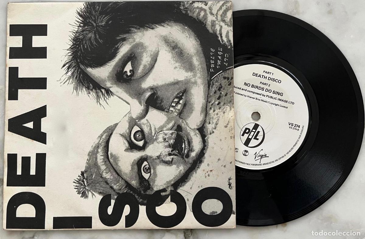 Discos de vinilo: PIL. ( SEX PISTOLS ). DEATH DISCO. SINGLE ORIGINAL UK 1&ordf; EDICION 1979