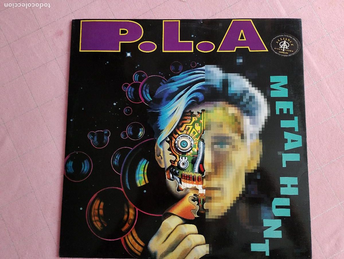 Discos de vinilo: P.L.A. &lrm;&ndash; Metal Hunt Spain 1993 Electronic Techno - Foto 2