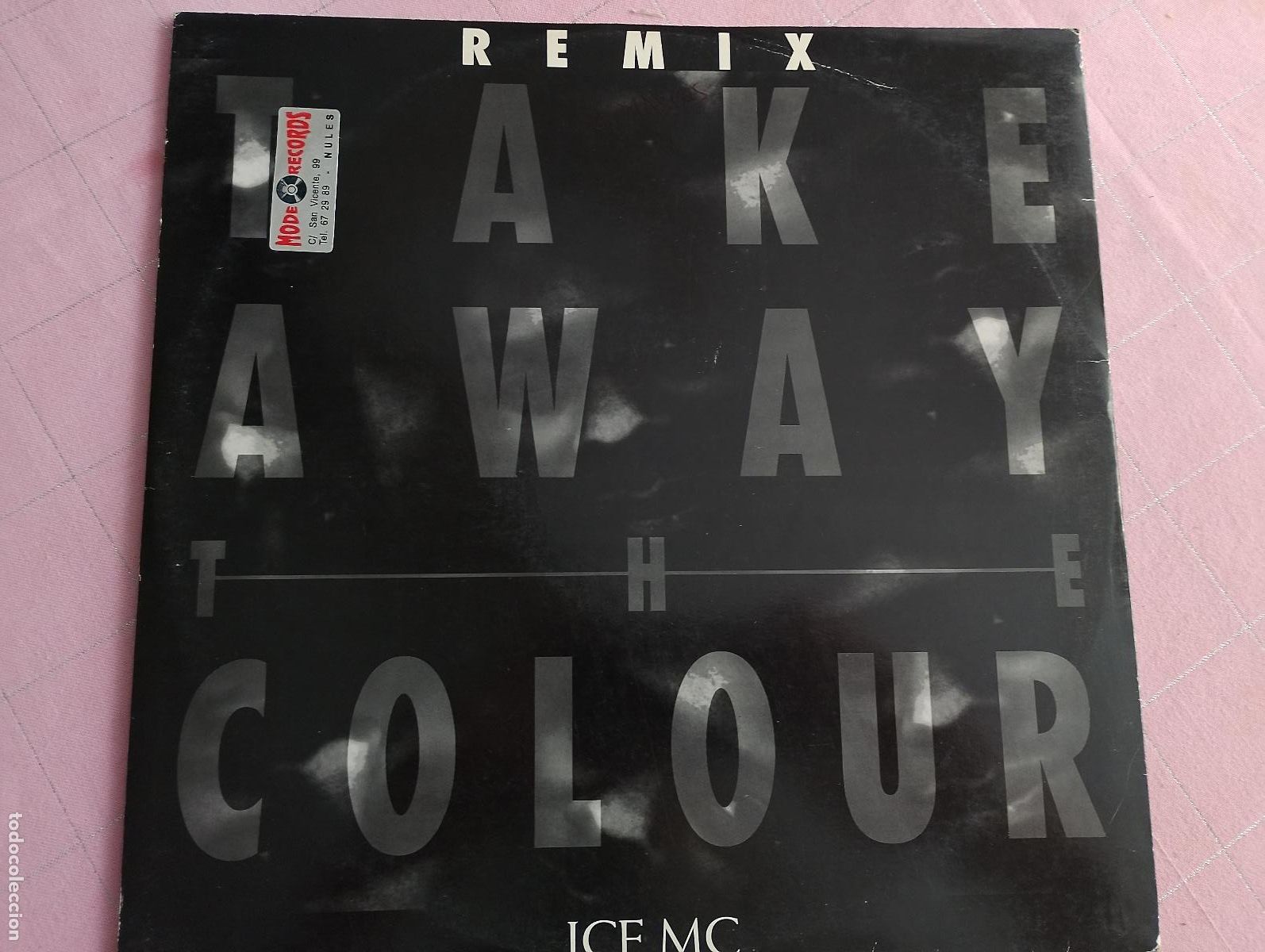 Discos de vinilo: ICE MC &lrm;&ndash; Take Away The Colour (Remix) 1993 Electronic House
