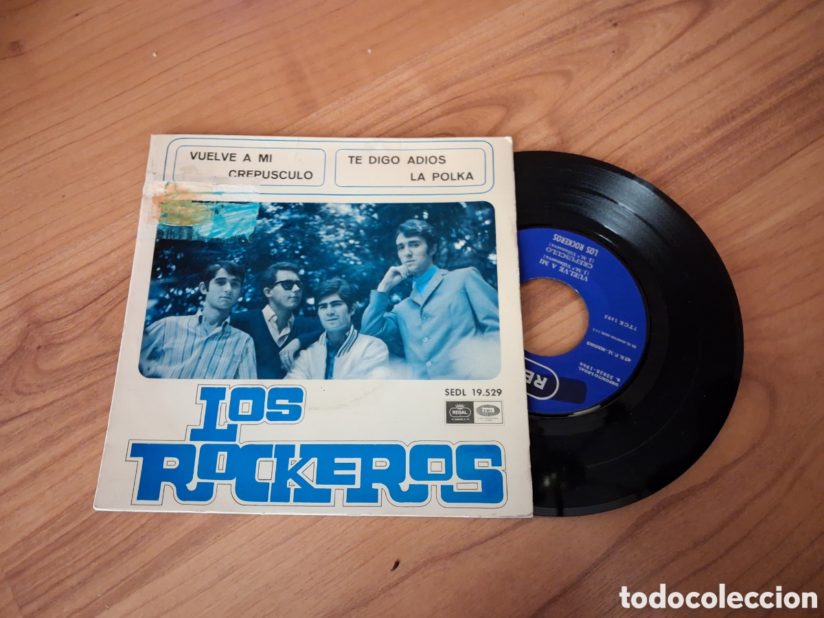 Discos de vinilo: Los Rockeros &ndash; Vuelve A Mi + 3 - EP 1966