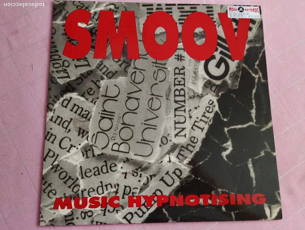 Discos de vinilo: Smoov &ndash; Music Hypnotising, Spain 1994 Electronic Makina