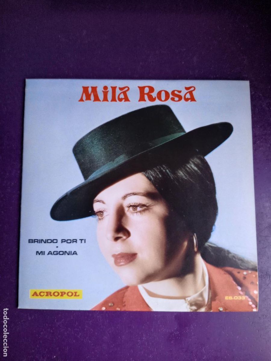 Discos de vinilo: MILA ROSA - Sg ACROPOL 1979 - BRINDO POR TI +1 - COPLA POP - NUEVA CANCION ESPA&Ntilde;OLA