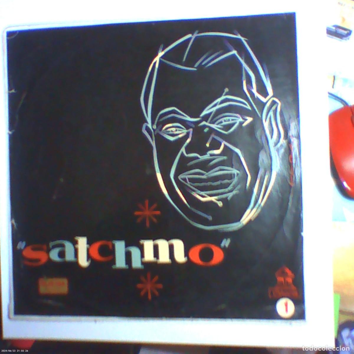 Discos de vinilo: lp louis amstrong. satchmo. ode&oacute;n 1926 y 1927 edici&oacute;n 1958 spain (seminuevo)