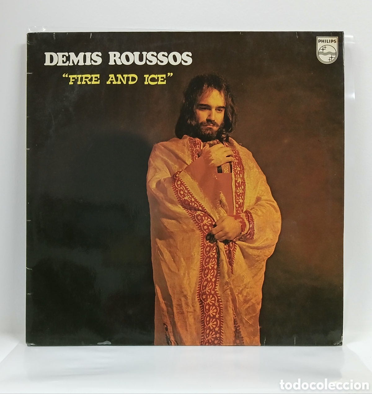 Discos de vinilo: DEMIS ROUSSOS &rdquo;FIRE AND ICE&rdquo; LP. ORIG. GERMANY. 1971 (VG)