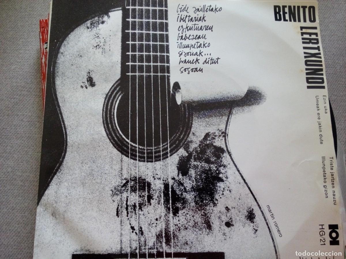 Discos de vinilo: BENITO LERTXUNDI EZUB UKA + 3 EP GOIZTIRI