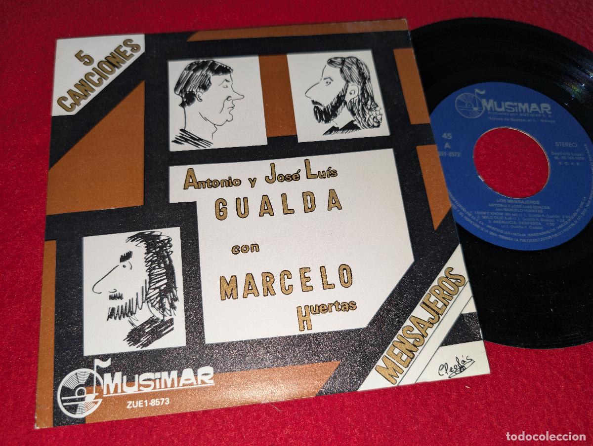 Discos de vinilo: MENSAJEROS + GUALDA & MARCELO 5 canciones EP 7'' 1978 Musimar DOFUS MUY RARO!