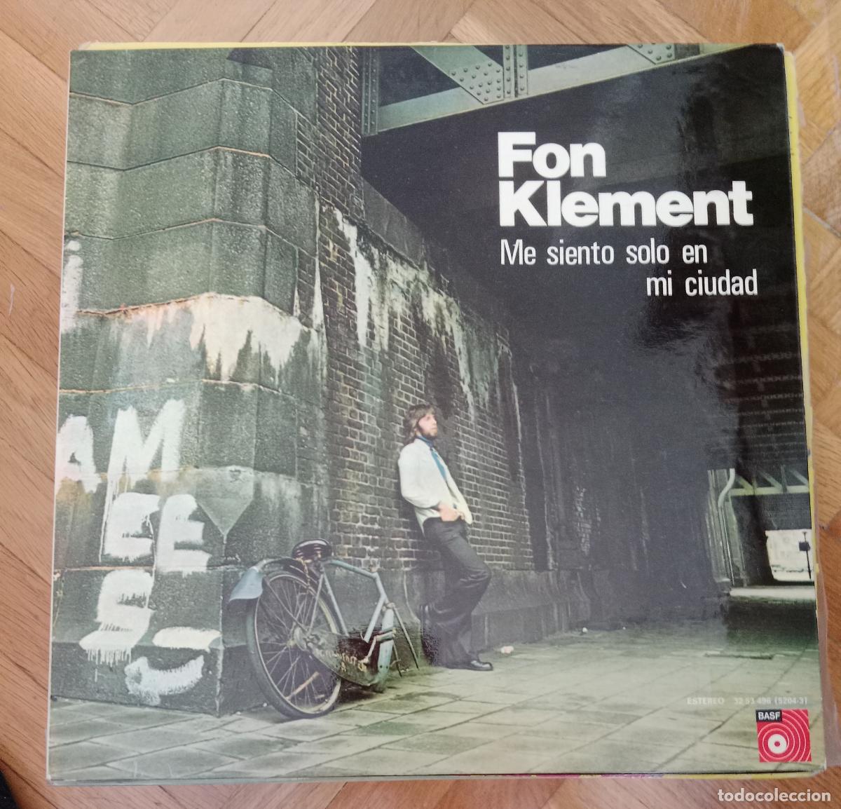 Discos de vinilo: Fon Klement &lrm;&ndash; Me Siento Solo En La Ciudad Lp Espa&ntilde;a 1975