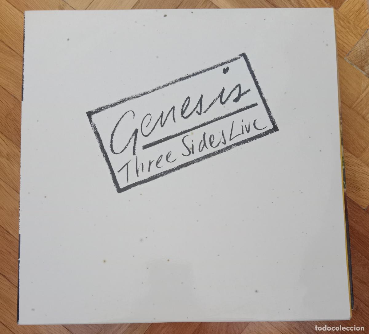 Discos de vinilo: Genesis &lrm;&ndash; Three Sides Live Doble Lp Espa&ntilde;a 1985