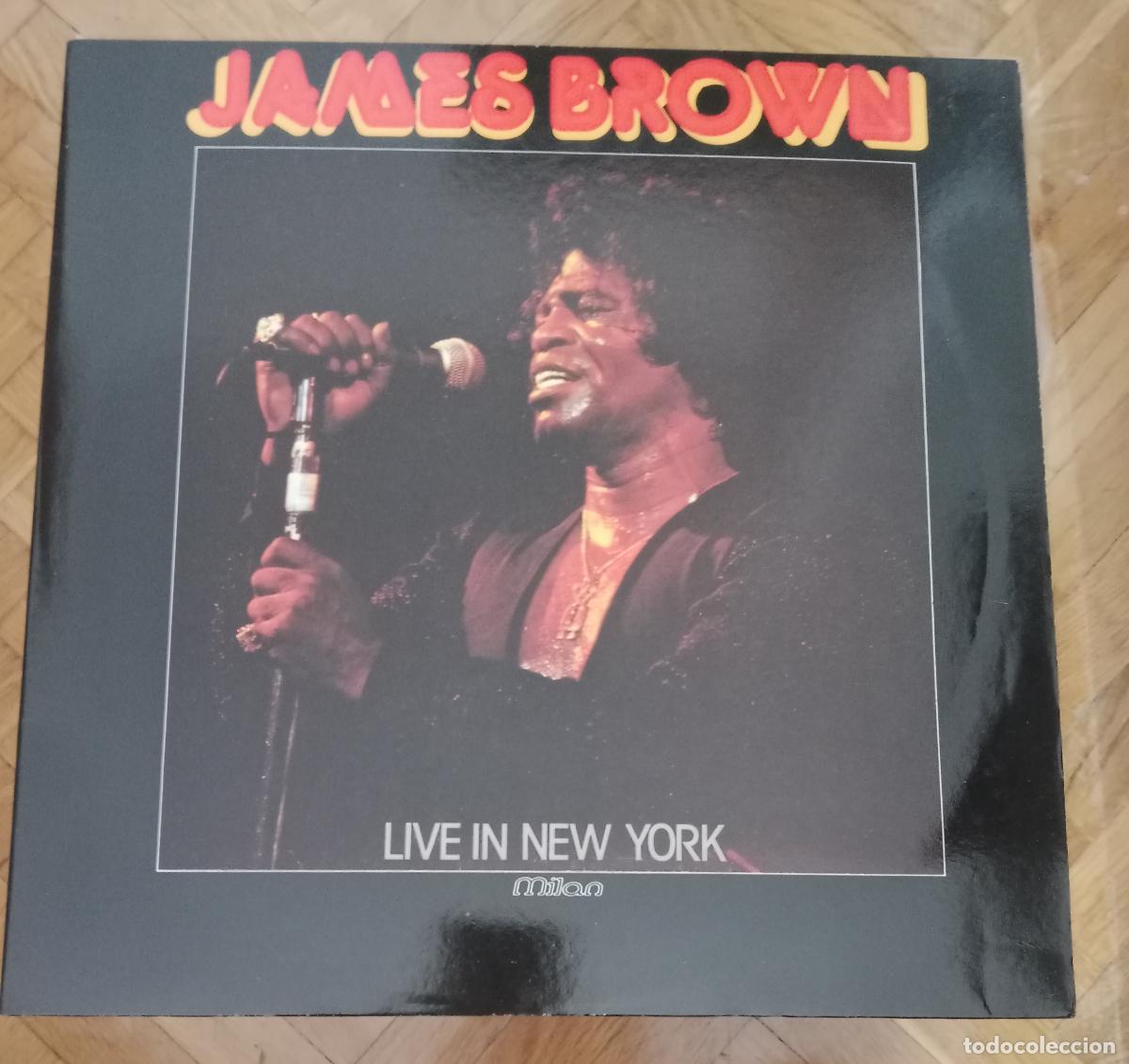 Discos de vinilo: James Brown &lrm;&ndash; Live In New York Doble Lp Francia 1981