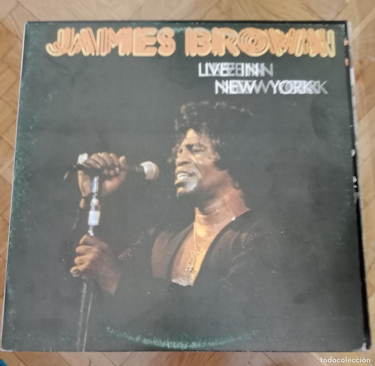 Discos de vinilo: James Brown &lrm;&ndash; Live In New York Lp Espa&ntilde;a 1983