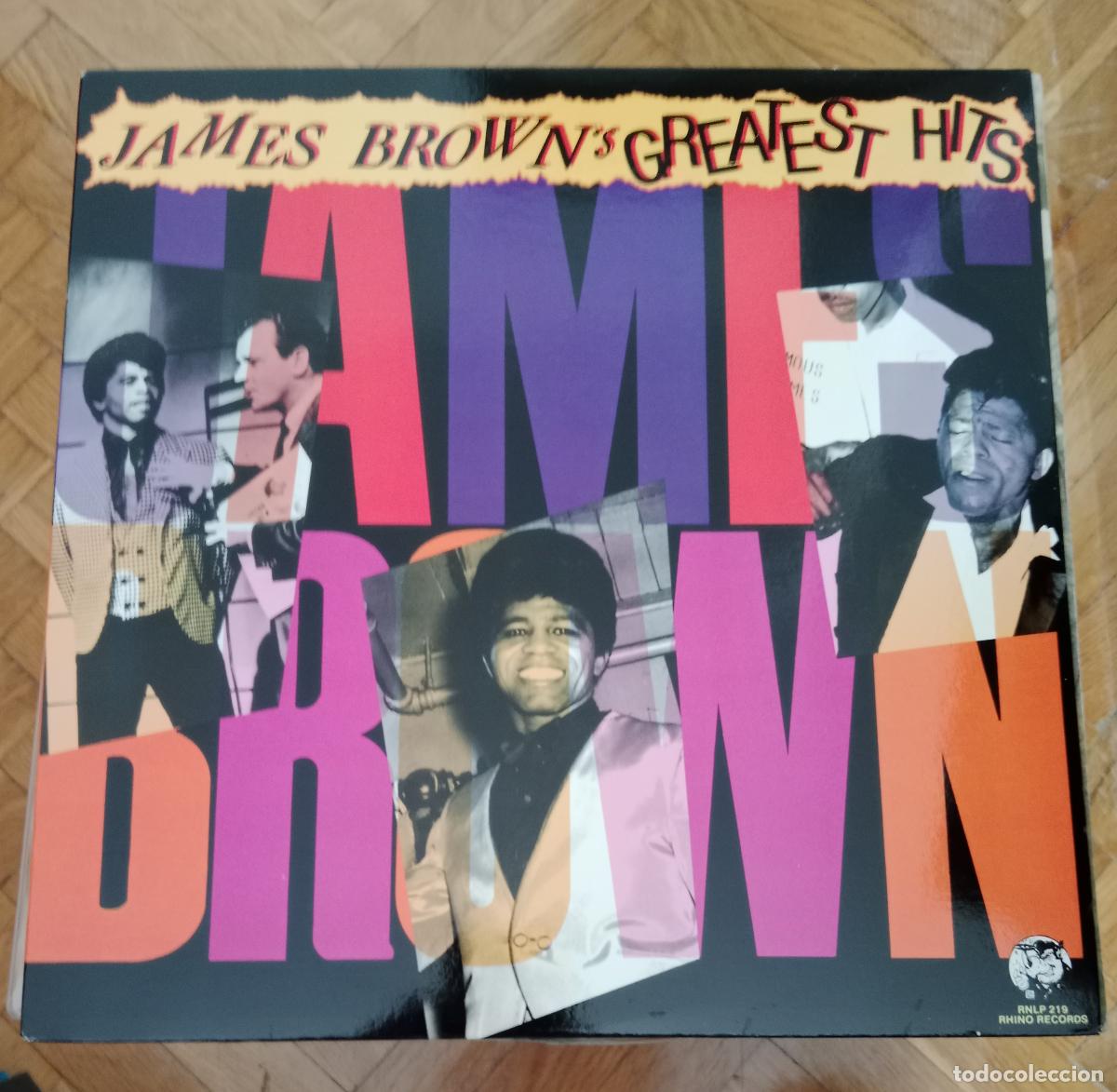 Discos de vinilo: James Brown &lrm;&ndash; James Brown's Greatest Hits Lp EEUU 1985