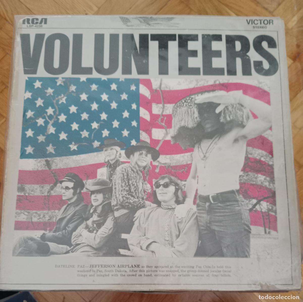 Discos de vinilo: Jefferson Airplane &lrm;&ndash; Volunteers Lp UK 1970