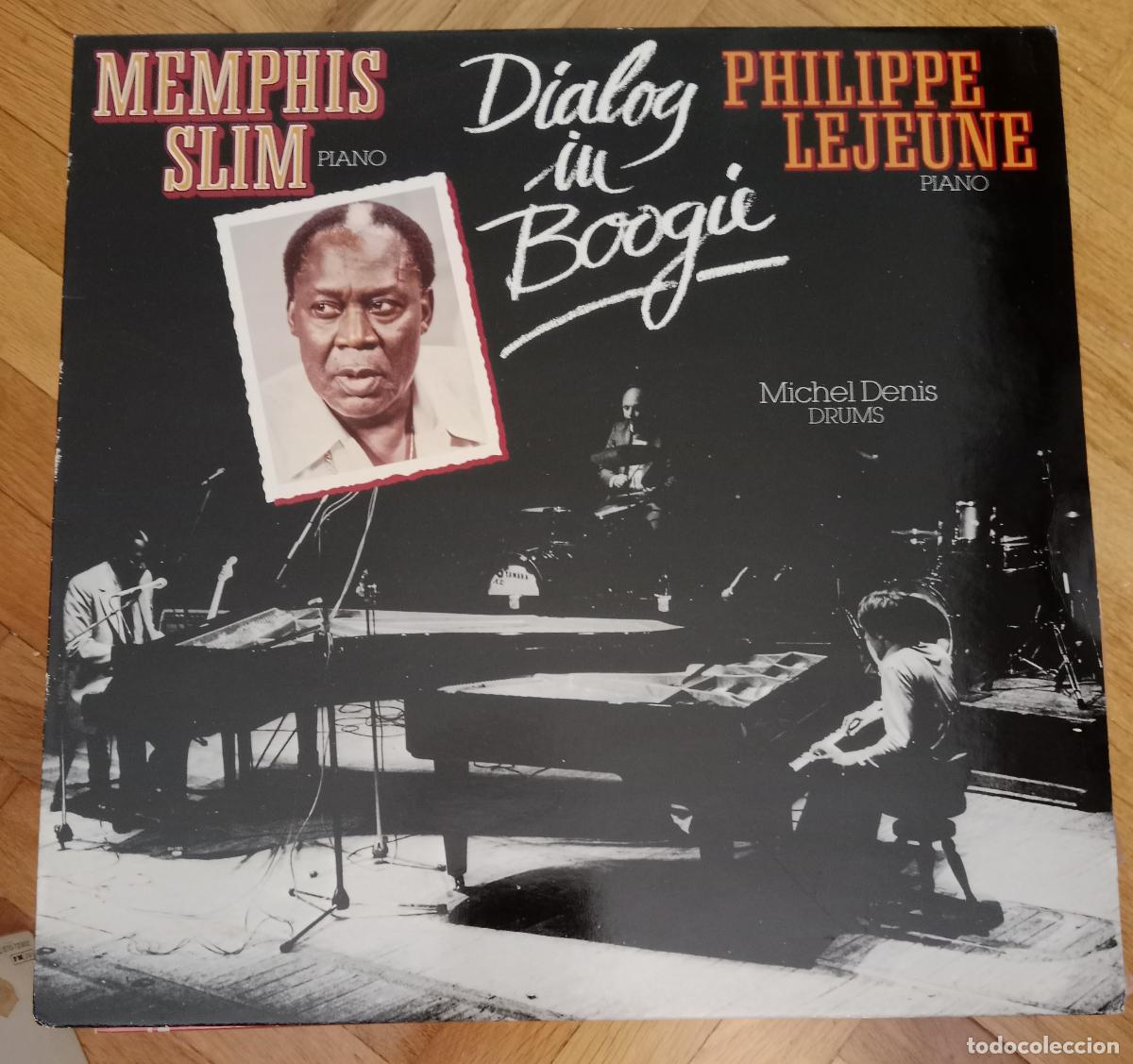 Discos de vinilo: Memphis Slim, Philippe Lejeune &lrm;&ndash; Dialog In Boogie Lp Alemania 1980