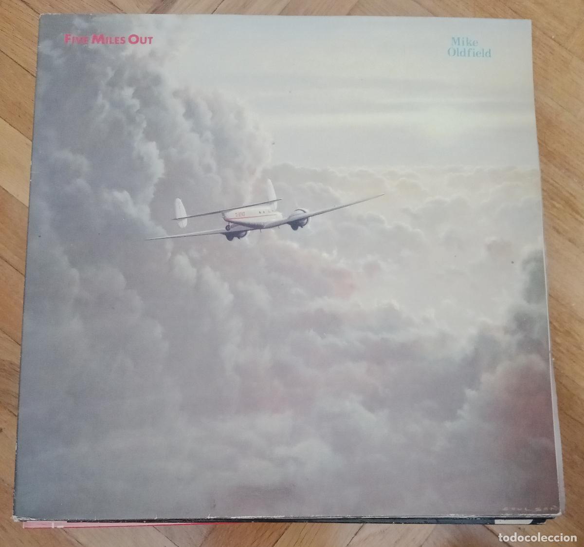 Discos de vinilo: Mike Oldfield &lrm;&ndash; Five Miles Out Lp Espa&ntilde;a 80s