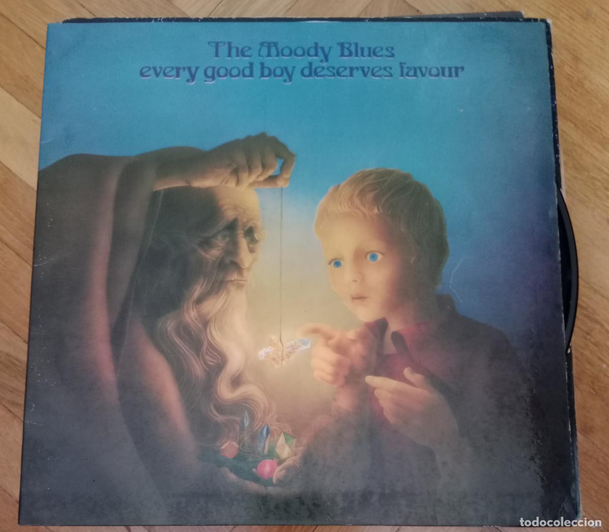 Discos de vinilo: The Moody Blues &lrm;&ndash; Every Good Boy Deserves Favour Lp Espa&ntilde;a 1974