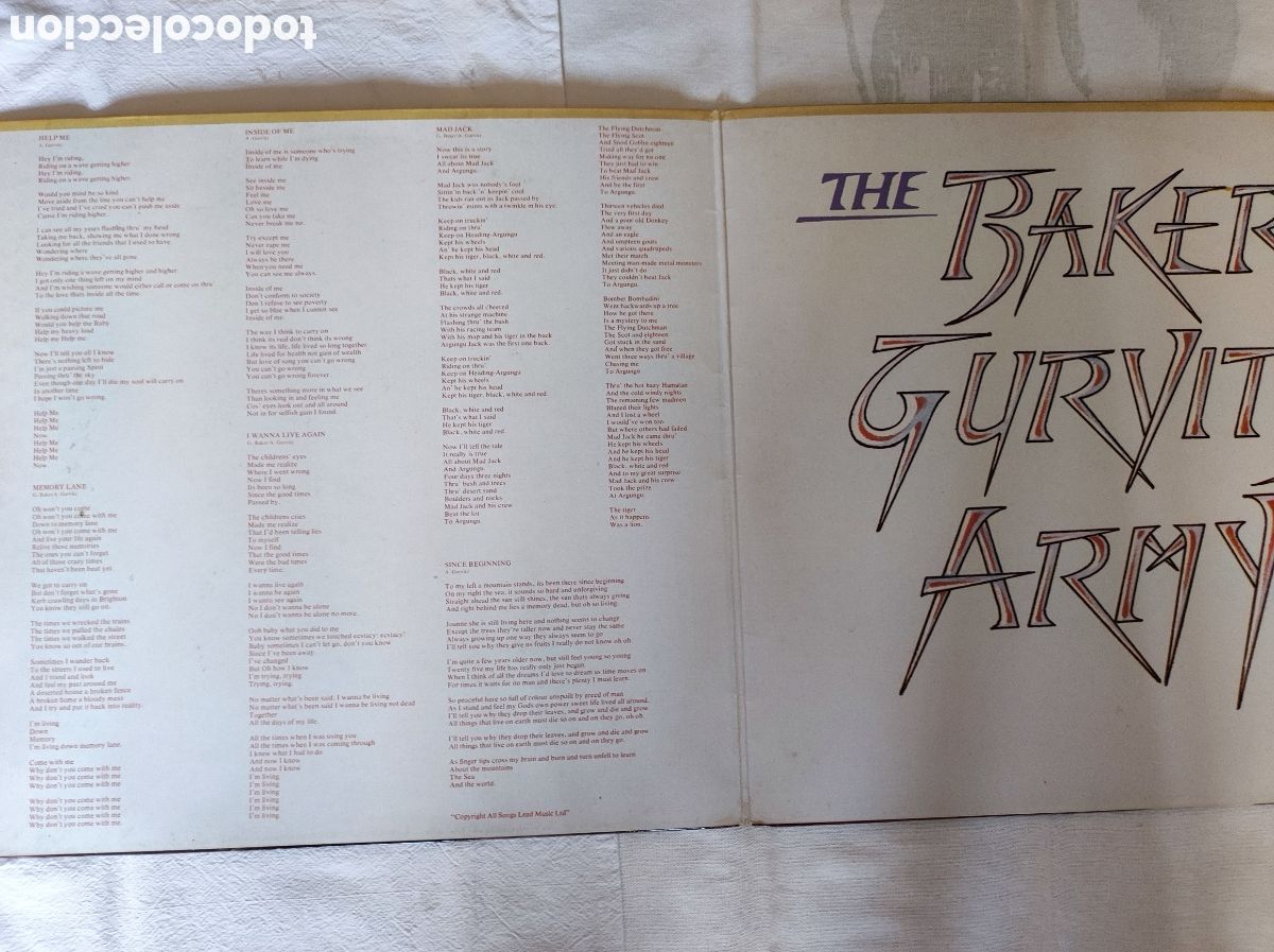 Discos de vinilo: BAKER GURVITZ ARMY - THE BAKER GURVITZ ARMY - Foto 3
