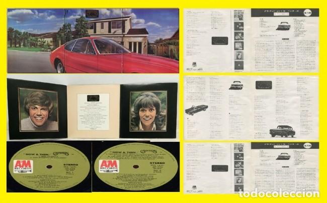 Discos de vinilo: CARPENTERS - now & then 1973 RARE 1&ordm; PRESS JAPAN - SUPER DESPEGABLE CARPETA TRIPLE + INSERTO, EXC