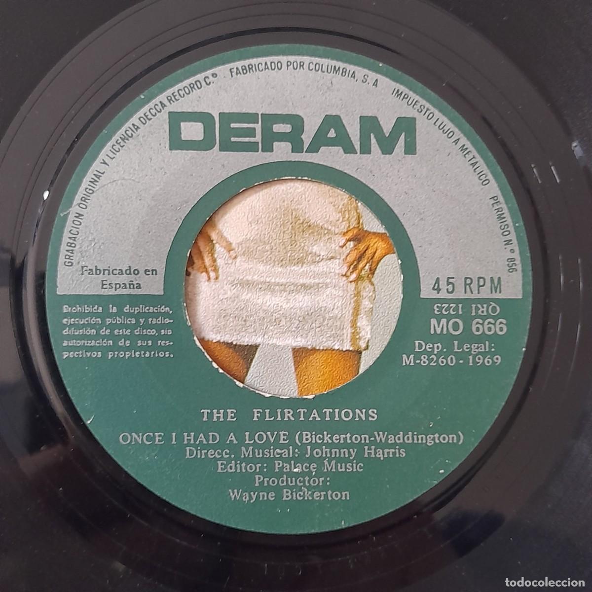 Discos de vinilo: SINGLE THE FLIRTATIONS DERAM 1969 - Foto 3