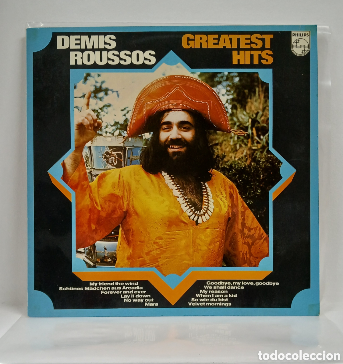 Discos de vinilo: DEMIS ROUSSOS &rdquo; GREATEST HITS&rdquo; LP. COMP. HOLLAND. 1973 (VG)