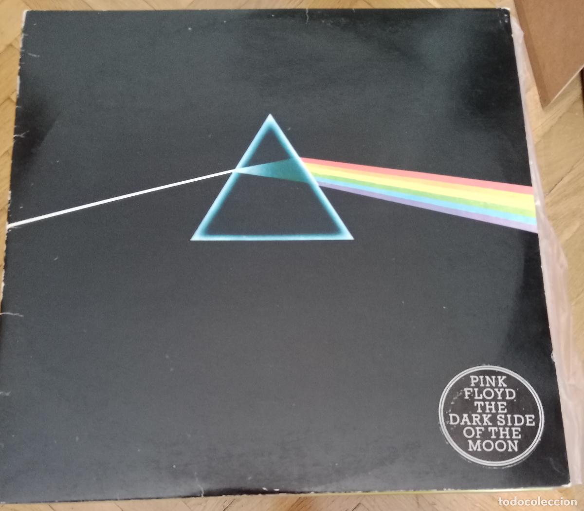 Discos de vinilo: Pink Floyd - Dark side of the moon Lp Espa&ntilde;a 1973 con poster y tarjetas