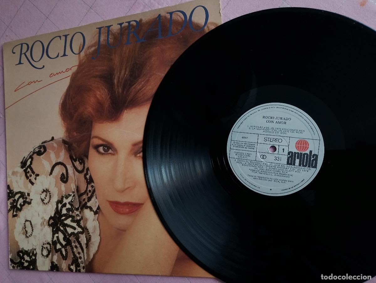 Discos de vinilo: Rocio Jurado &ndash; Con Amor, 1984 - Foto 3