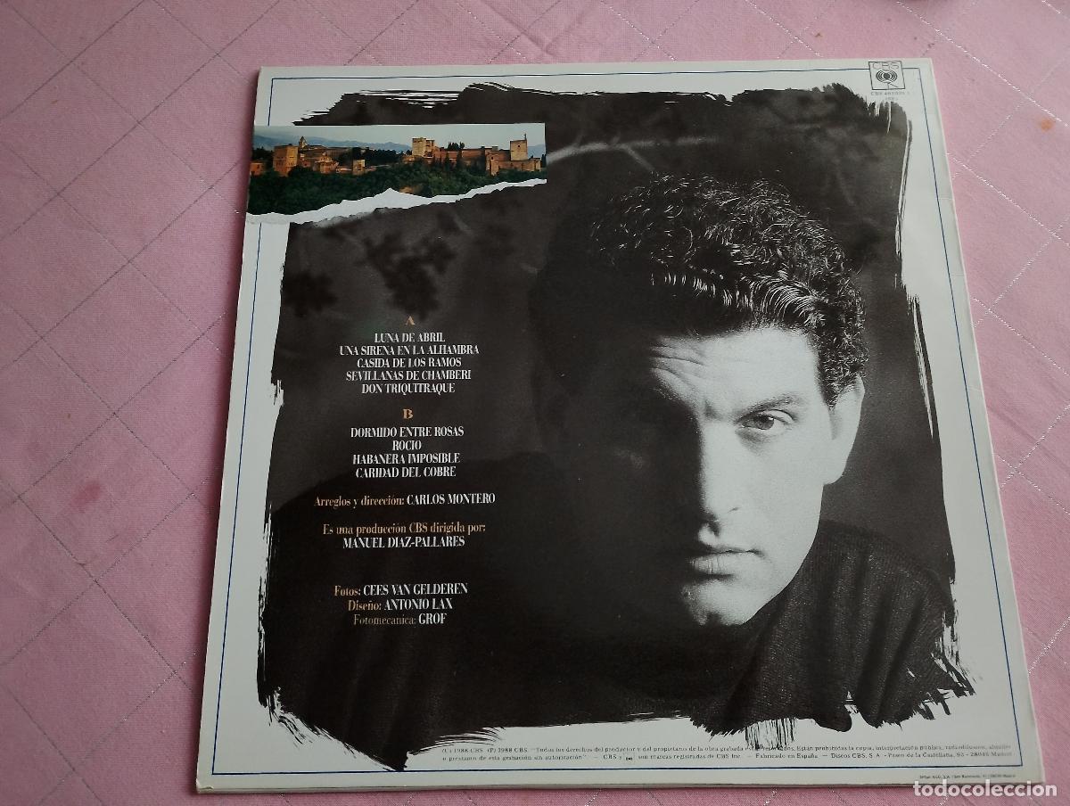 Discos de vinilo: Carlos Cano &ndash; Luna de Abril, 1988 - Foto 3