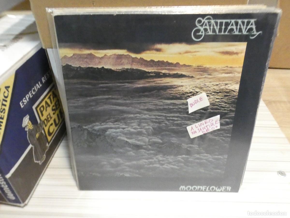 Discos de vinilo: ARKANSAS1980 PACC677 VINILO MUY USADO AUN REPRODUCIBLE SANTANA DOBLE LP LINEA NO SENTIBLE DEDO