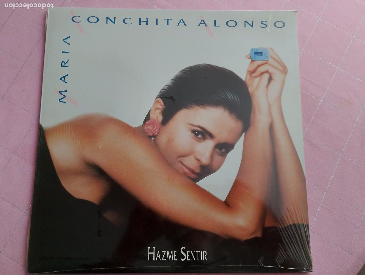 Discos de vinilo: Mar&iacute;a Conchita Alonso &lrm;&ndash; Hazme Sentir ed espa&ntilde;ola 1990, precintado