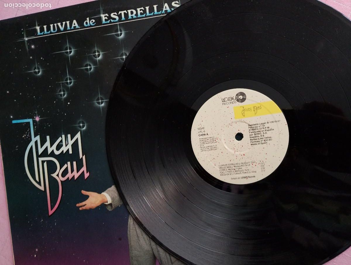 Discos de vinilo: Juan Bau &lrm;&ndash; Lluvia De Estrellas 1987 - Foto 2